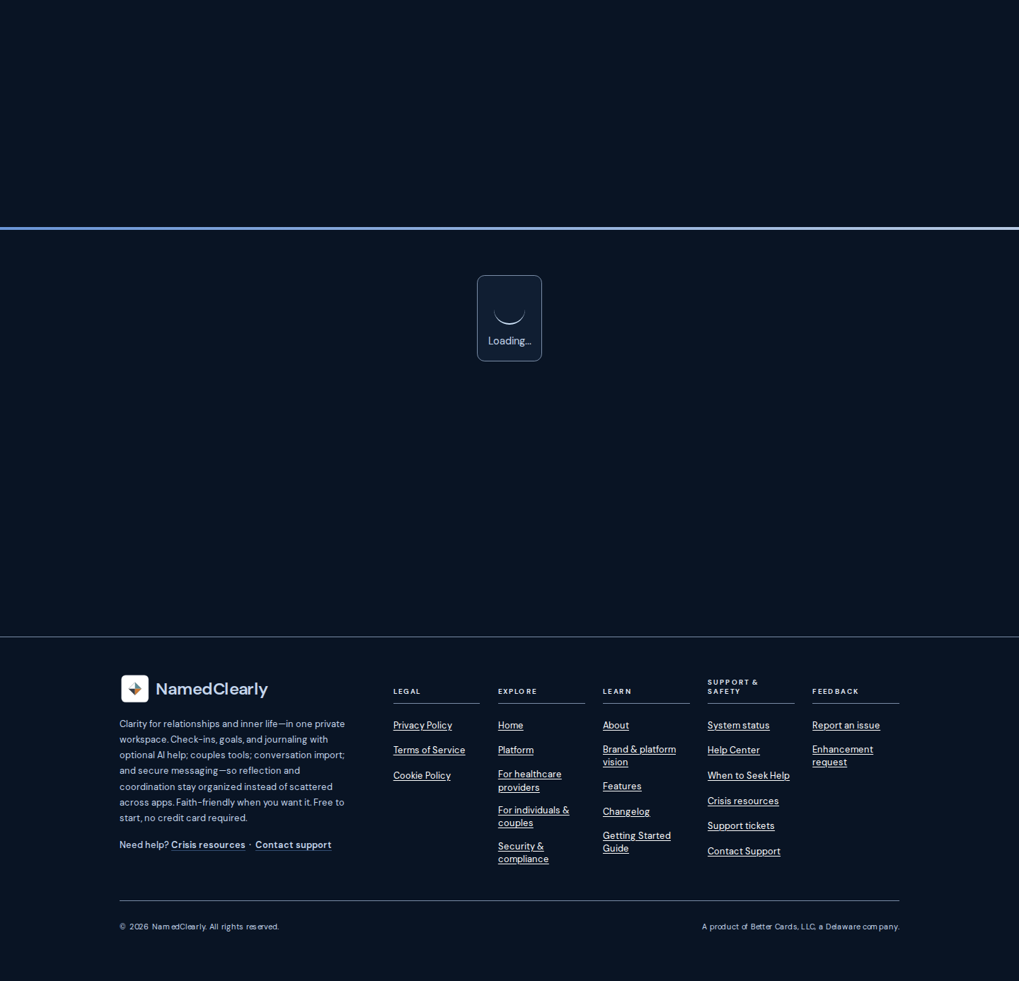Screenshot: Dashboard