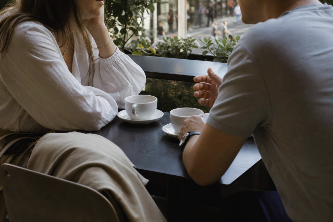 NamedClearly — relaxed conversation over coffee or tea